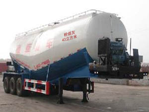 通亚达11.5米29吨3轴粉粒物料运输半挂车(CTY9407GFL)