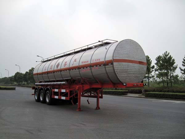 宏宙11.8米30吨3轴化工液体运输半挂车(HZZ9406GHY)