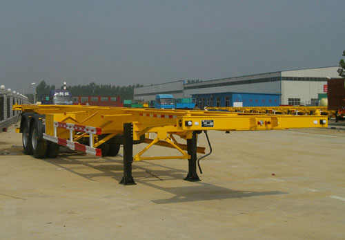 通亚达12.4米30.5吨2轴集装箱运输半挂车(CTY9352TJZG)