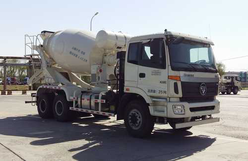 欧曼牌BJ5257GJB-XA混凝土搅拌运输车公告图片