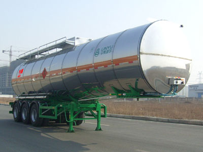 凌宇11.7米31吨3轴易燃液体罐式运输半挂车(CLY9408GRYG)
