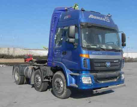 BJ4252SNFJB-XA 欧曼336马力前四后四(小三轴)柴油半挂牵引车图片