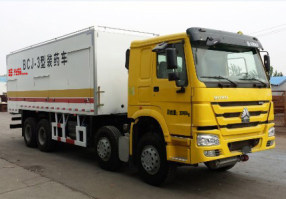 国道牌JG5310THR现场混装乳化炸药车