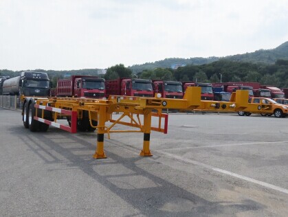 黄海12.6米31.1吨2轴集装箱运输半挂车(DD9350TJZA)