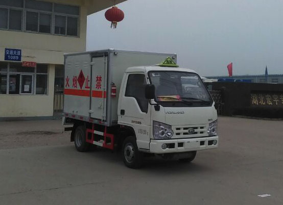 HYS5030XRQB4 虹宇牌易燃气体厢式运输车图片