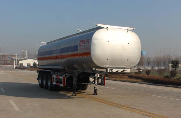 通亚达11米30.8吨3轴易燃液体罐式运输半挂车(CTY9408GRY)