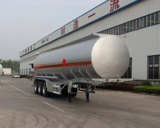 通亚达11.9米30.8吨3轴易燃液体罐式运输半挂车(CTY9403GRYJC)