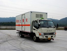 易燃气体厢式运输车