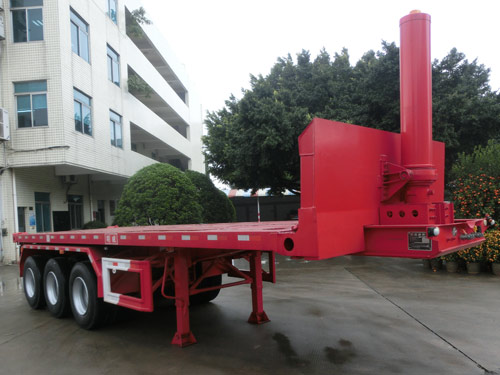 明威8.8米32.5吨3轴平板自卸半挂车(NHG9406ZZXP)