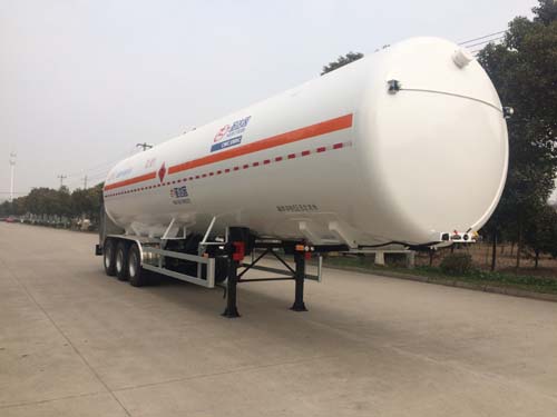 圣达因13米24.5吨3轴低温液体运输半挂车(SDY9404GDYT)