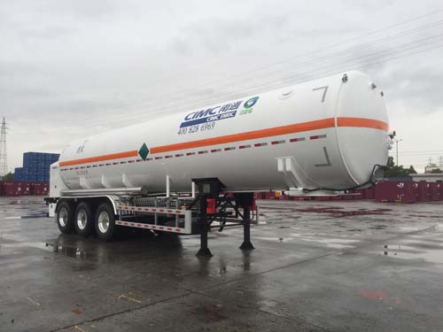 中集11.6米27.2吨3轴低温液体运输半挂车(NTV9401GDYD)