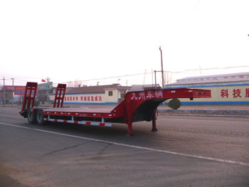 通广九州12.5米29吨2轴低平板半挂车(MJZ9350TDP)