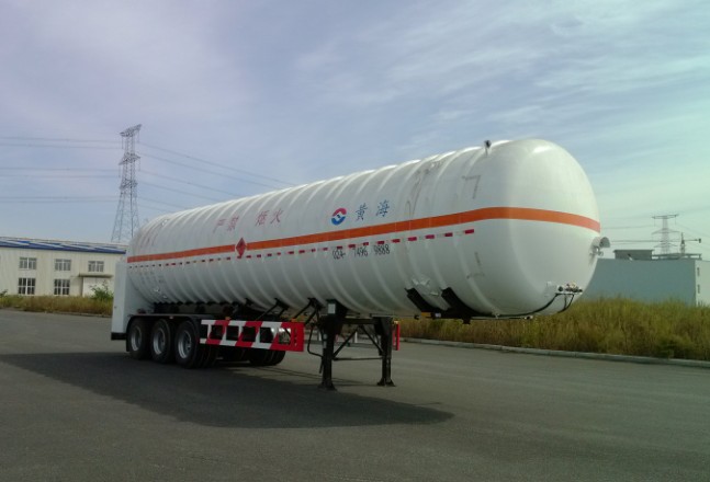 黄海13米22吨3轴低温液体运输半挂车(THH9400GDYA)