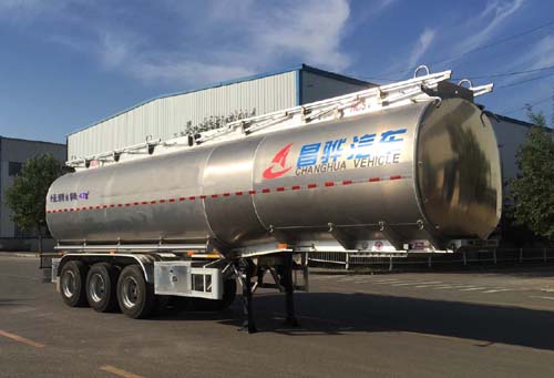 昌骅10.8米34.2吨3轴润滑油罐式运输半挂车(HCH9400GRH42)