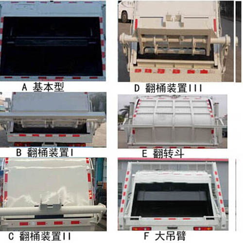 三一牌SYP5081ZYSFTE5压缩式垃圾车公告图片