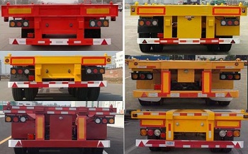 鲁驰LC9403TJZE集装箱运输半挂车公告图片