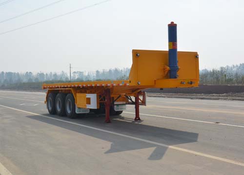 天骏德锦10.2米32.2吨3轴平板自卸半挂车(TJV9400ZZXPE)