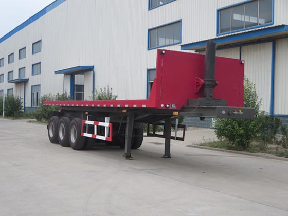 迅力10.5米32吨3轴平板自卸半挂车(LZQ9401ZZXP)