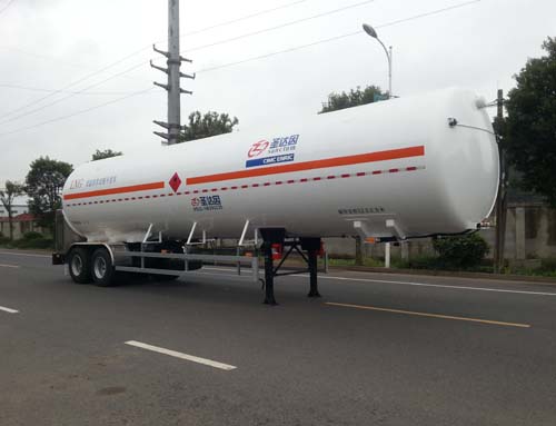 圣达因13米21.1吨2轴低温液体运输半挂车(SDY9350GDYT)