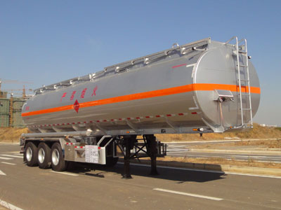 永强12.3米31吨3轴易燃液体罐式运输半挂车(YQ9401GRYT2)