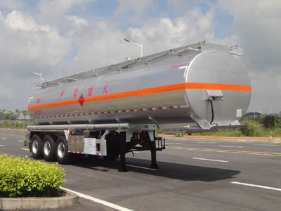 永强11.5米31吨3轴易燃液体罐式运输半挂车(YQ9400GRYT1)