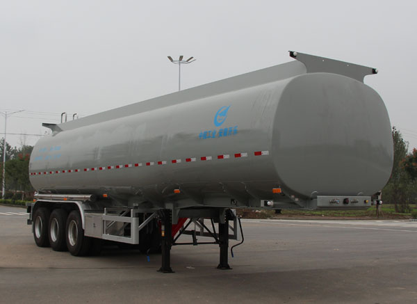 开乐11.5米34吨3轴铝合金液态食品运输半挂车(AKL9403GYS)