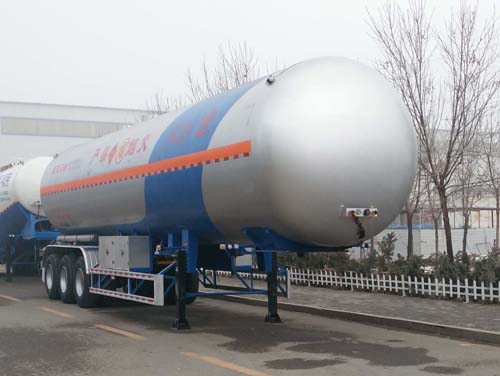 昌骅12.5米27吨3轴液化气体运输半挂车(HCH9401GYQA)