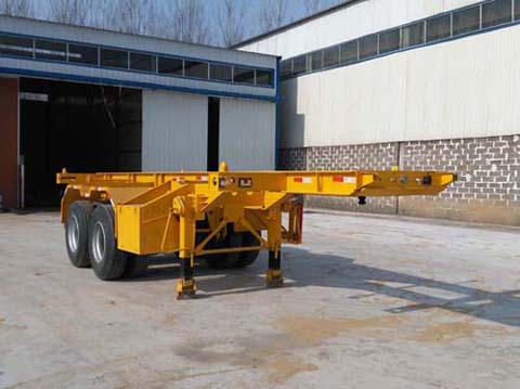 富旭实业7.6米31.5吨2轴集装箱运输半挂车(LCX9351TJZ)