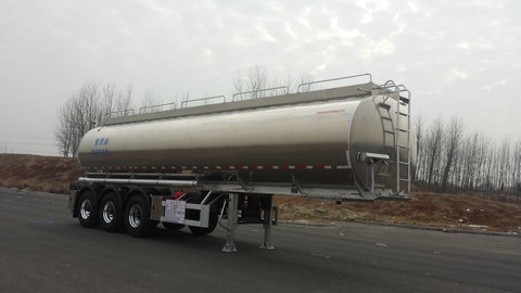 永强11.1米34吨3轴铝合金液态食品运输半挂车(YQ9401GYSCT1)