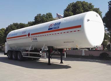 圣达因13米22.9吨3轴低温液体运输半挂车(SDY9381GDYT)