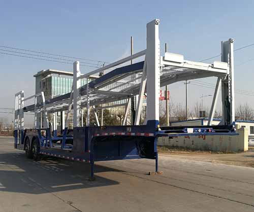 望江13.6米10.2吨2轴乘用车辆运输半挂车(WJ9180TCC)