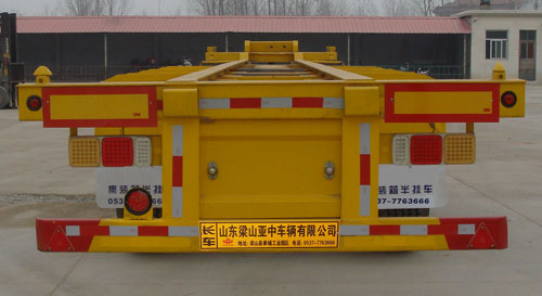 亚中车辆WPZ9407TJZ集装箱运输半挂车公告图片