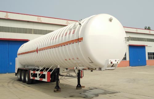 泊龙13米20.8吨3轴低温液体运输半挂车(SJL9401GDY)