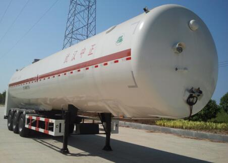 四六13米24.5吨3轴低温液体运输半挂车(WHC9400GDY3)
