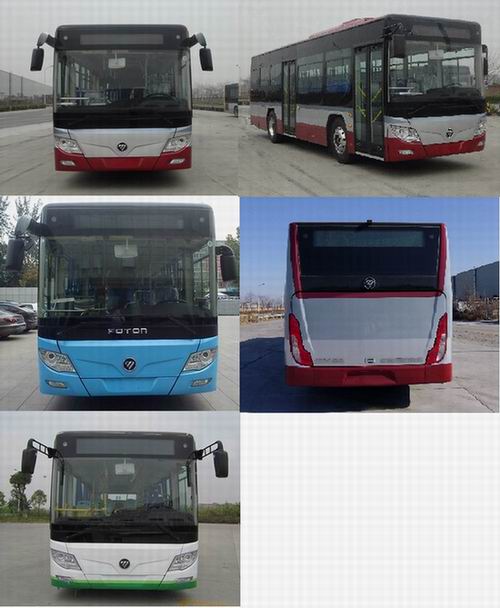 福田BJ6105EVCA-5纯电动城市客车公告图片