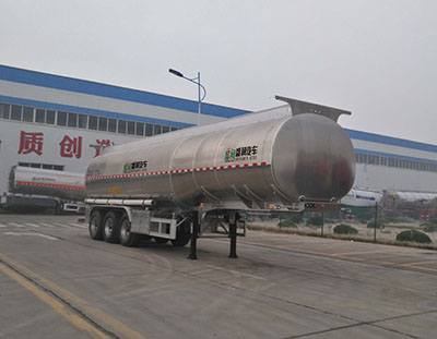 盛润11米34.1吨3轴铝合金液态食品运输半挂车(SKW9407GYSL)