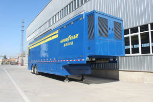 新桥13米2轴展示半挂车(BDK9200XZS)