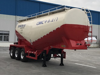 9米32.9吨3轴下灰半挂车(ZJV9403GXHJM)