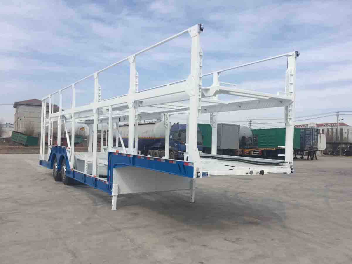 13.8米13吨2轴乘用车辆运输半挂车(JQC9201TCC)