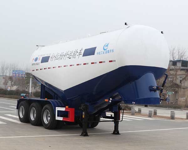 开乐9.1米32.8吨3轴中密度粉粒物料运输半挂车(AKL9401GFLB6)