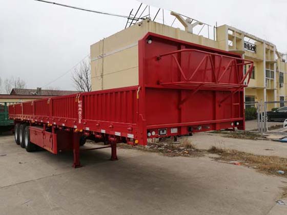 13米34吨3轴栏板式运输半挂车(WRQ9400)