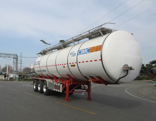 11.2米31.7吨3轴液态食品运输半挂车(THT9400GYSA)