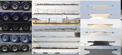 铝合金液态食品运输半挂车图片