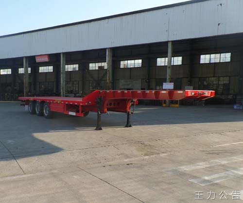 江淮扬天13.8米34.1吨3轴低平板半挂车(CXQ9400TDPC)