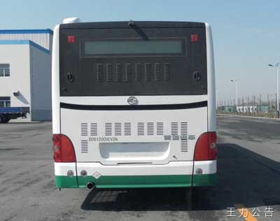 黄海DD6120CHEV3N插电式混合动力城市客车公告图片