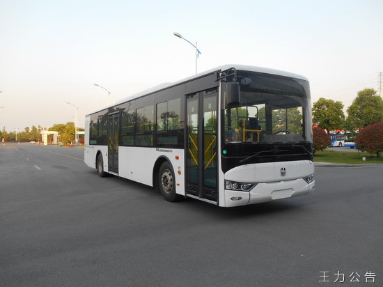 亚星12米10-50座纯电动城市客车(JS6128GHBEV12)