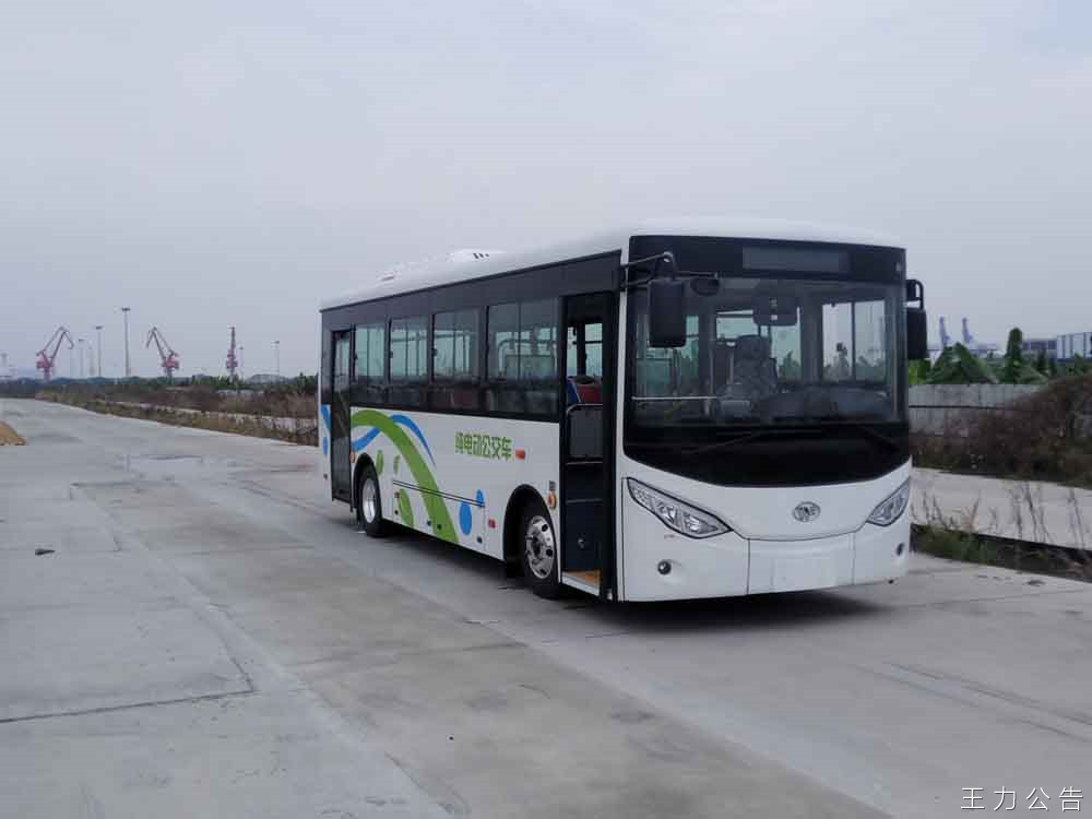 宏远8.1米10-20座纯电动城市客车(KMT6801GBEV)