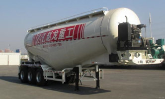 下灰半挂车