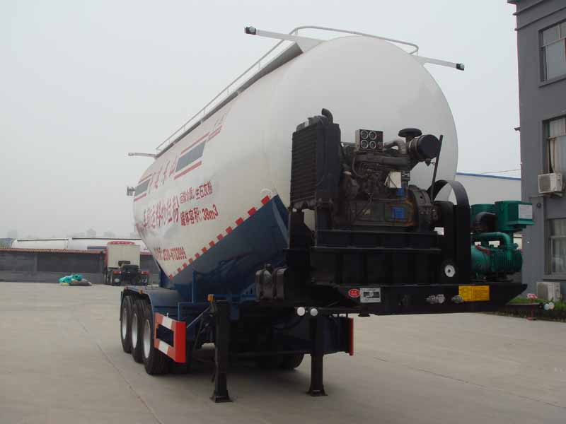 中运9.1米29.3吨3轴中密度粉粒物料运输半挂车(YFZ9370GFLZY)