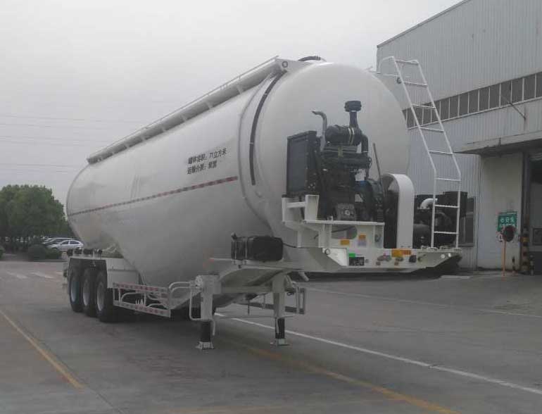中集13.8米28.4吨3轴粉粒物料运输半挂车(ZJV9400GFLRJ)
